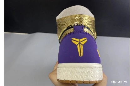  HIGH UNION “MAMBA” AIR BLACK OG PURPLE 1 X JORDAN GOLD 0723